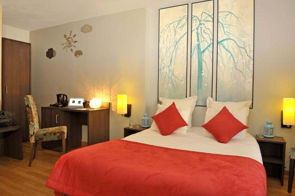 Hotel O2B Aux Berges De Broceliande Beignon Rum bild